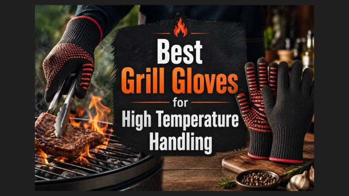 Best grill gloves shown for safe high heat cooking handling