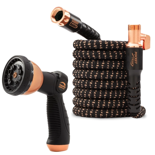 "Say Goodbye to Traditional Hoses with the Pocket Hose Copper Bullet!"