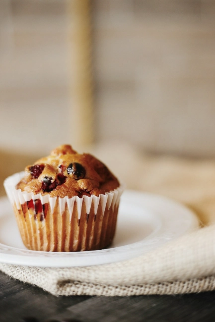 Chocolate banana muffin
