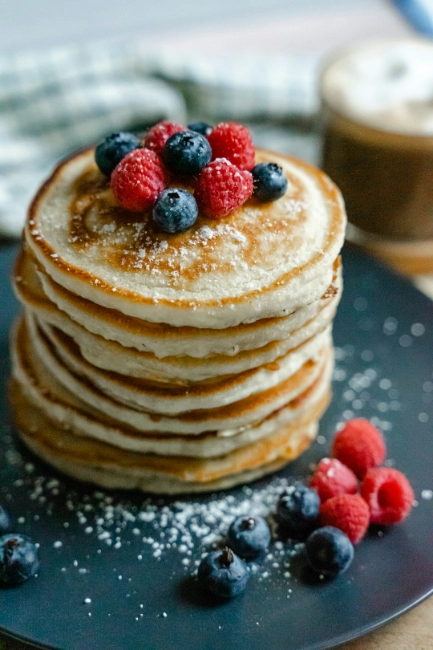 Healthy banana pancake