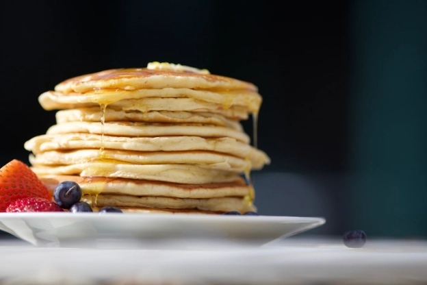 Healthy banana pancake