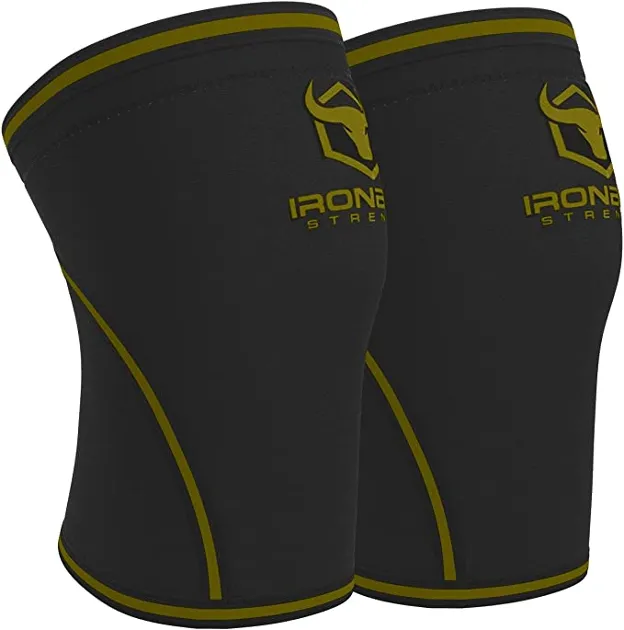 Iron Bull Strength 7mm Knee Sleeves (Pair) for Weightlifting & Powerlifting