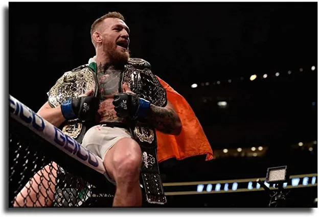 HYYNN Conor McGregor Notorious MMA Canvas Art Poster