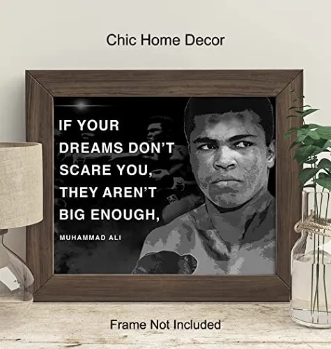 Muhammad Ali Poster - Motivational Sports Quote