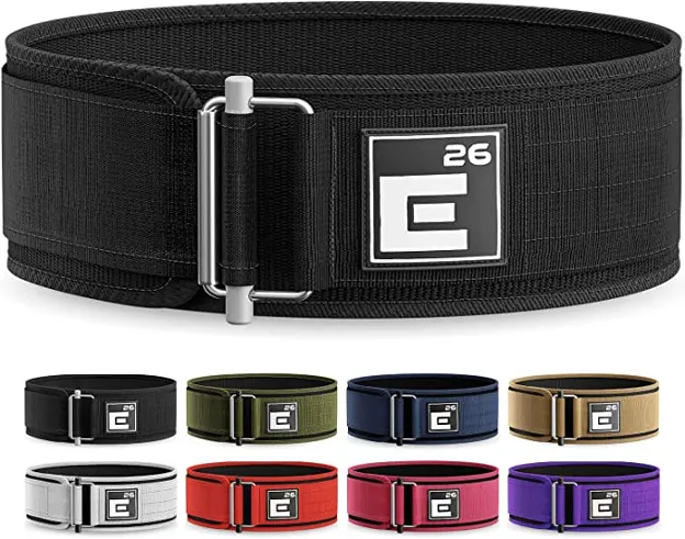 Self-Locking Weight Lifting Belt - Premium Weightlifting Belt for Serious Functional Fitness, Weight Lifting