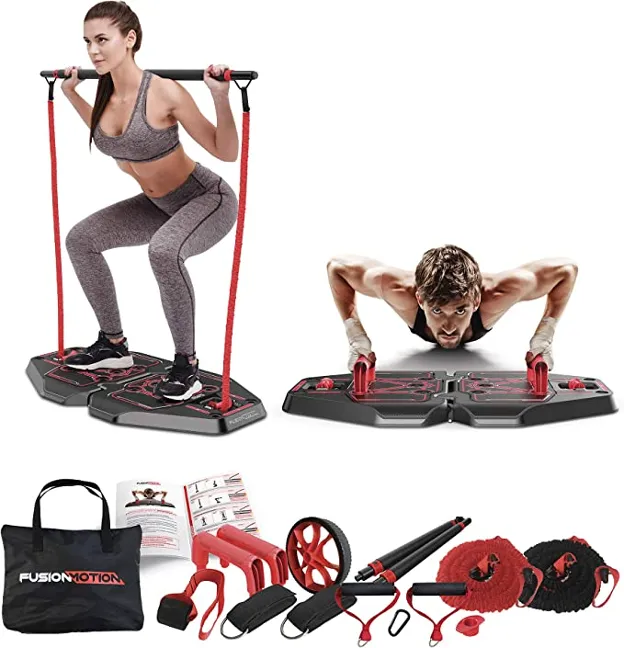 Fusion Motion Portable Gym Full Body Workout Home Exercise Equipment