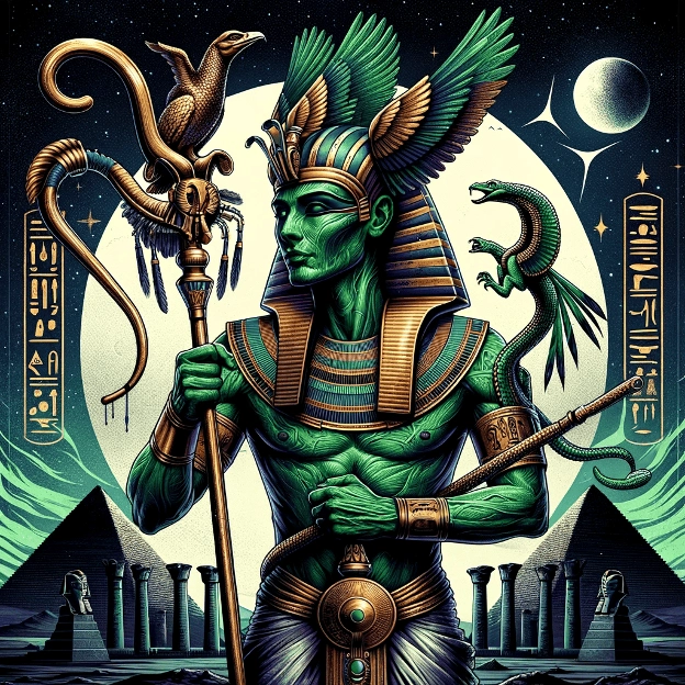 the god Osiris