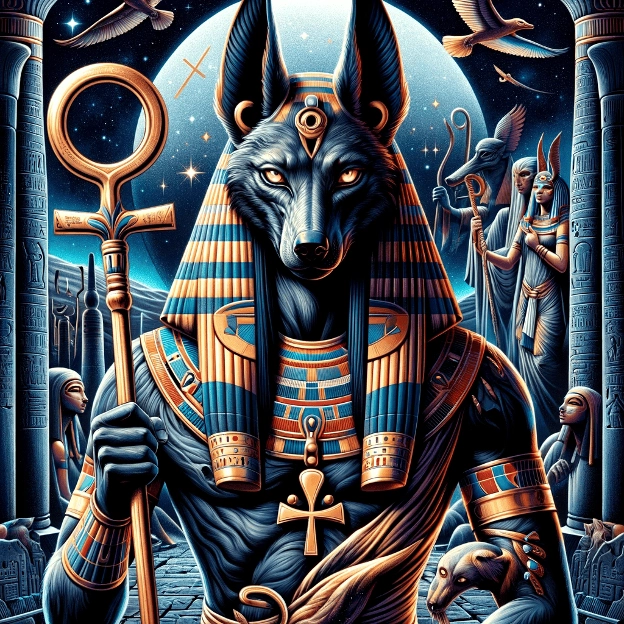 the god Anubis