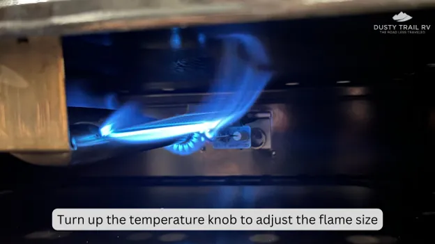 Adjust Furrion RV Oven Flame Size