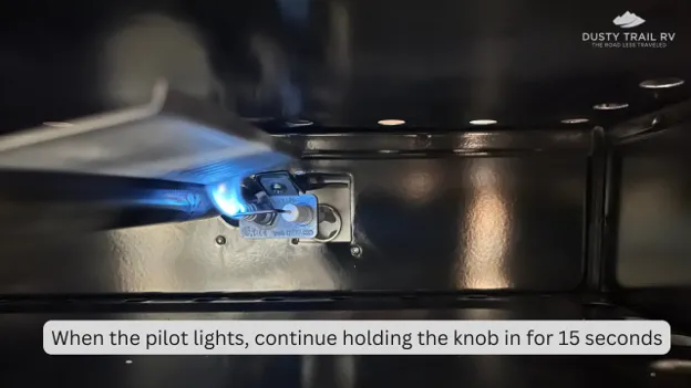 Furrion RV Oven Pilot Light Flame