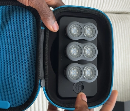 Kineon Move + pro and the LED Pods in the travel case 