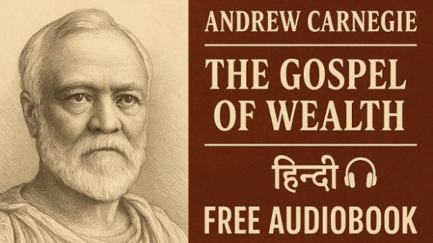 The Gospel Of Wealth by Andrew Carnegie free Hindi audiobook cover