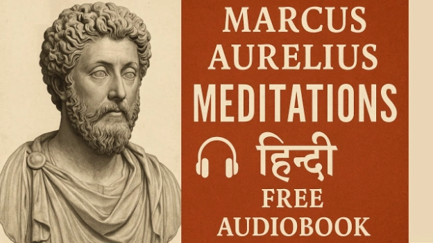 Meditations by Marcus Aurelius free Hindi audiobook cover