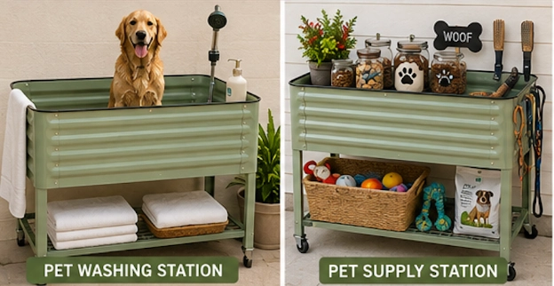 Vego Garden for pet station DIY