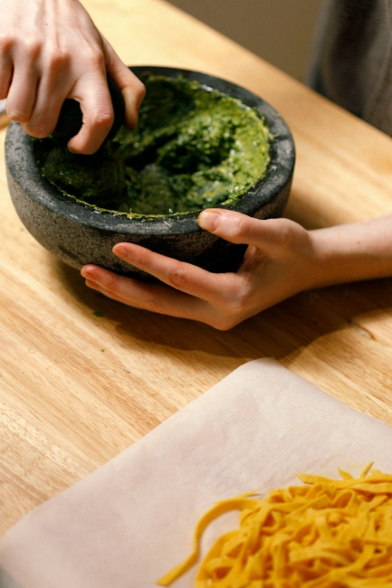 homemade pesto