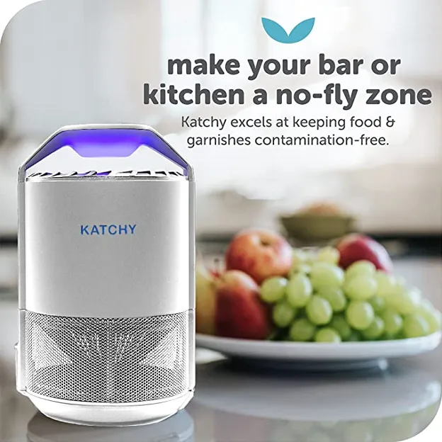 Katchy Indoor Insect Trap - Catcher & Killer for Mosquitos, Gnats, Moths, Fruit Flies - Non-Zapper Traps for Inside Your Home