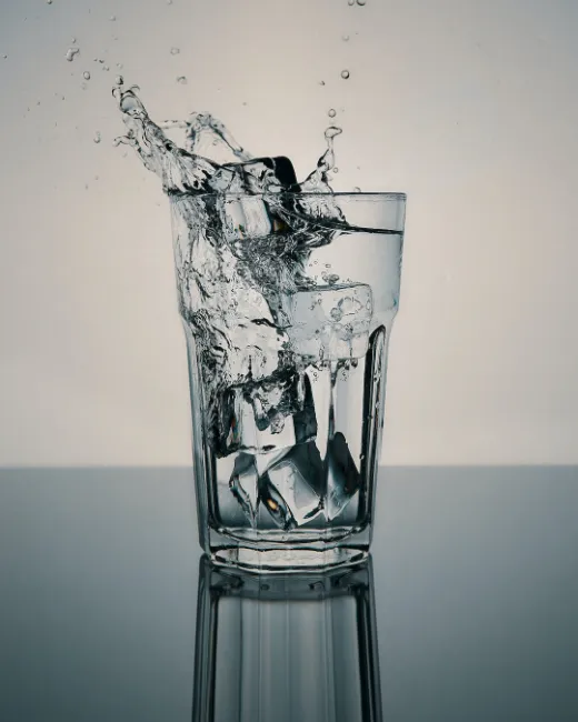 glass of water
