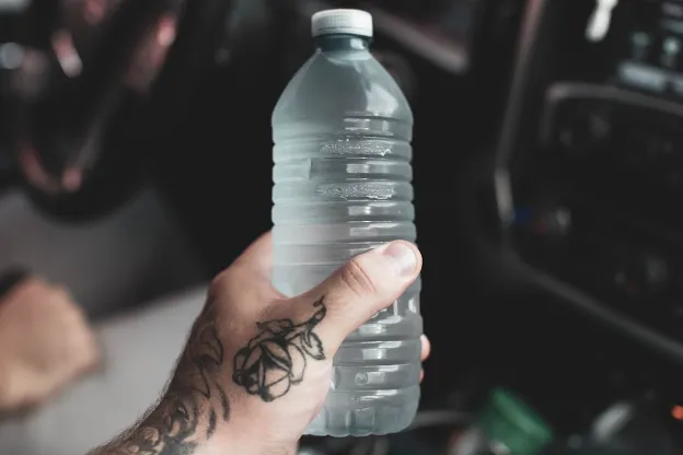 bottle of water
