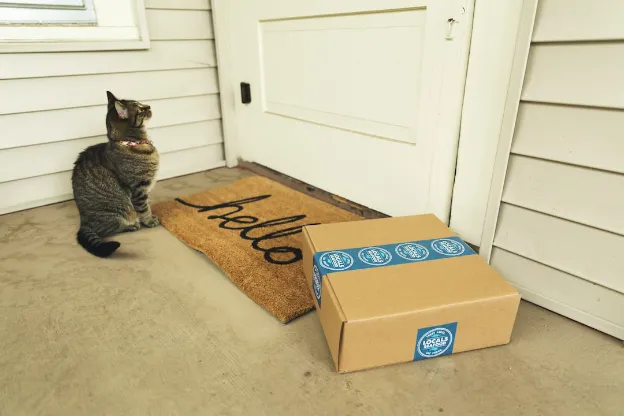 box by front door
