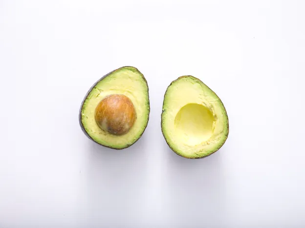 halved avocado
