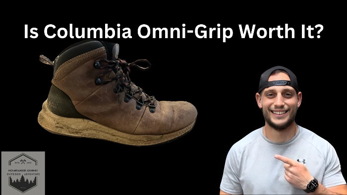 Side View of the Columbia Omni-Grip on the Newton Ridge Boots