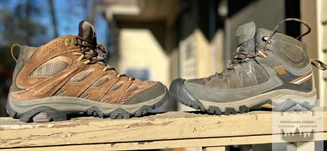 merrell moab 3 facing the keen targhee iii 