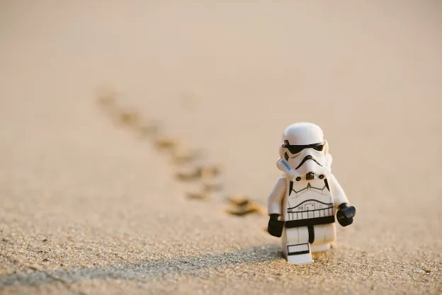 LEGO Stormtrooper in Desert