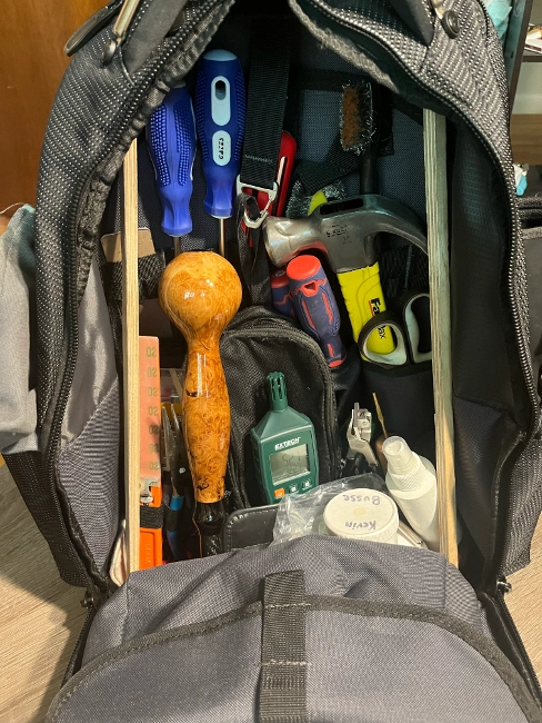 SwissGear Tool Backpack inside