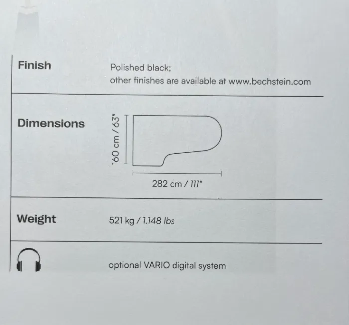 Grand Piano Weight Chart