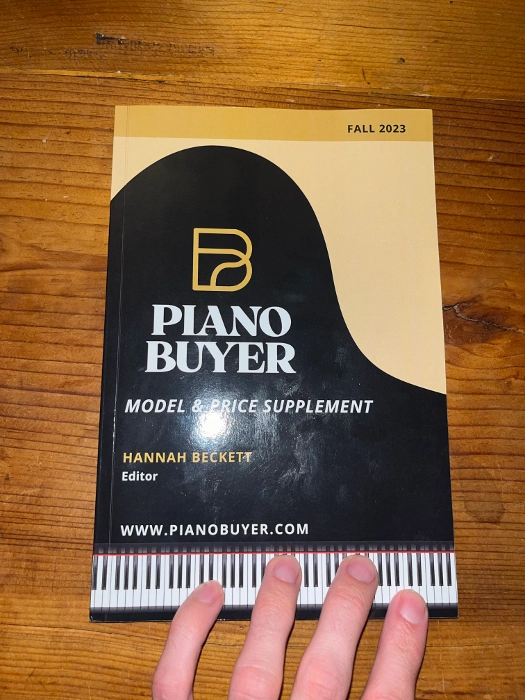 Piano Buyer Book by Hannah Beckett