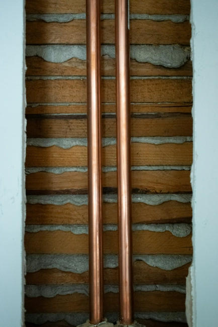 Copper pipes