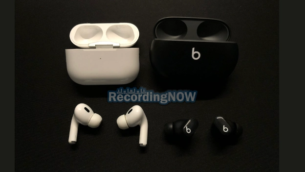 Apple AirPods Pro 2nd generation vs Beats Studio Buds side by side