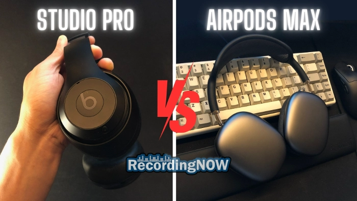 Beats Studio Pro vs AirPods Max side by side