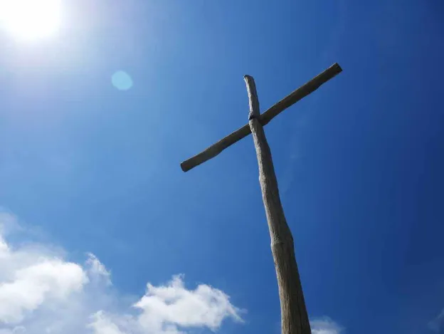 brown wooden cross