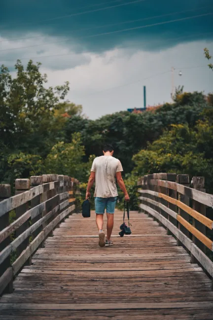 man walking