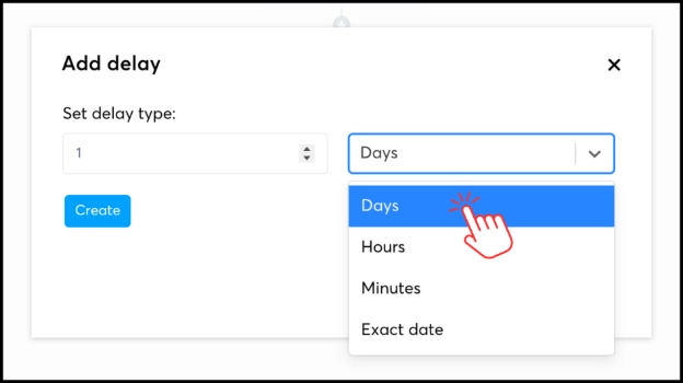 Selecting Days for a delay in a Systeme.io workflow