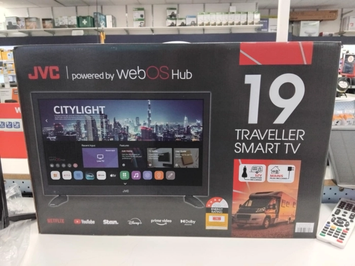TV in camper caravan