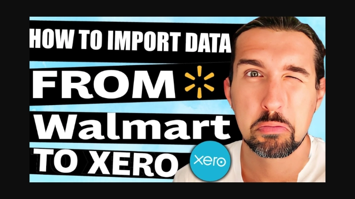 Man explaining how to import Walmart data into Xero