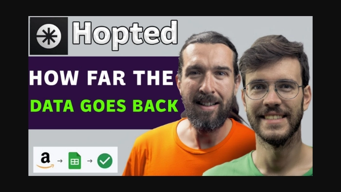 Hopted Amazon Data Tutorial: Custom Date Ranges & Historical Sales Analysis