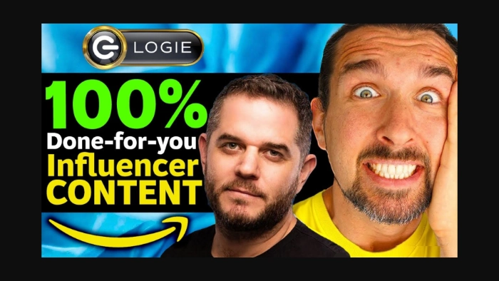100% done-for-you influencer content with Logie AI tools