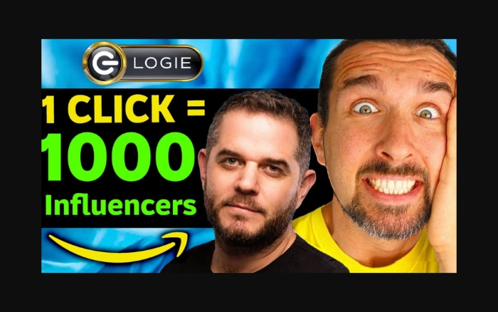 Logie AI turns one click into 1000 influencers