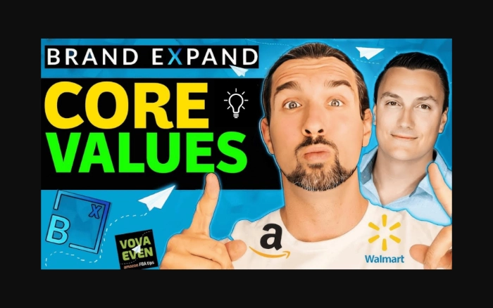 Brand Expand core values for Amazon sellers and brands