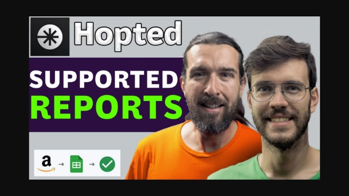 Hopted Amazon and Google Sheets supported reports feature image