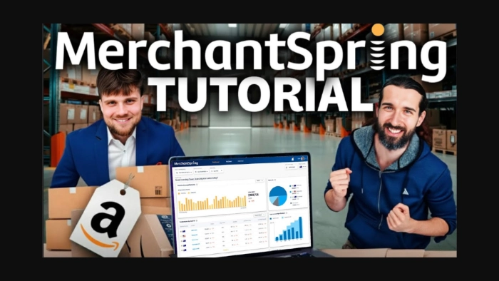 MerchantSpring tutorial showing dashboard insights for Amazon sellers