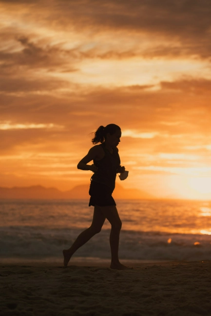 woman running